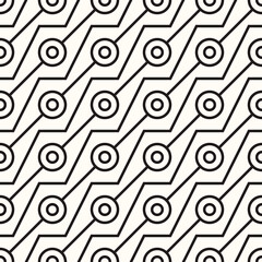 Vector Geometric Abstract Seamless Monochrome Pattern Texture Repeating Background