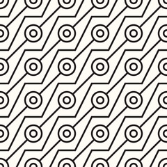 Vector Geometric Abstract Seamless Monochrome Pattern Texture Repeating Background