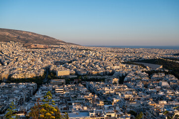 Beautiful views of Athens