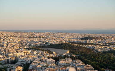 Beautiful views of Athens