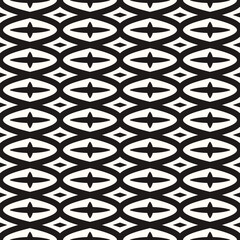 Vector Geometric Abstract Seamless Monochrome Pattern Texture Repeating Background