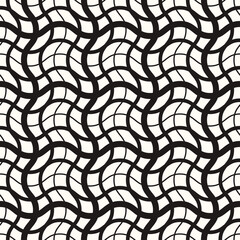 Vector Geometric Abstract Seamless Monochrome Pattern Texture Repeating Background