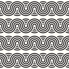 Vector Geometric Abstract Seamless Monochrome Pattern Texture Repeating Background