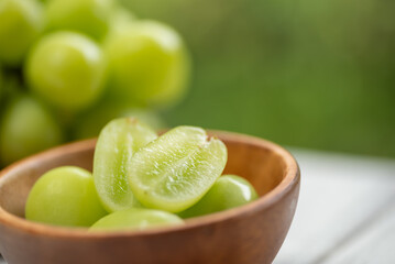 新鮮なマスカット
