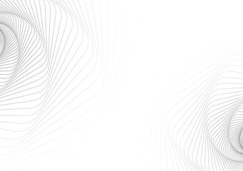 white abstract background, clean wave signal pattern , online communication