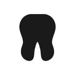 tooth icon vector illustration. full color.