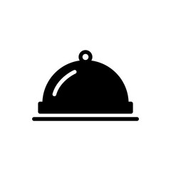 Tray, dish icon vector illustration. full color.