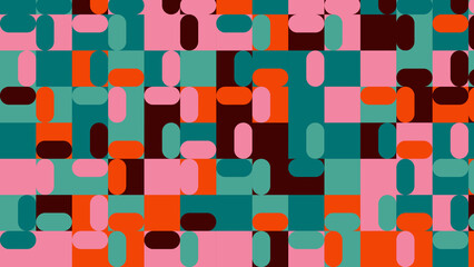 colorful geometric pattern, seamless wallpaper