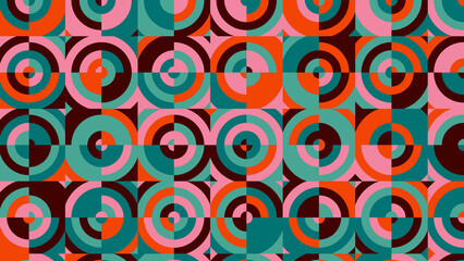 colorful geometric pattern, seamless wallpaper