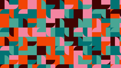 colorful geometric pattern, seamless wallpaper