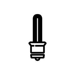 lamp icon vector illustration logo template for many purpose. Isolated on white background.