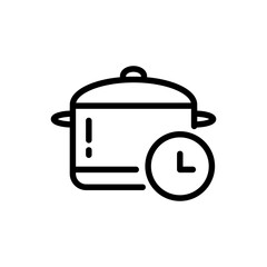 manual rice cooker icon vector illustration logo template for many purpose. Isolated on white background.