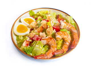 Shrimp salad ready to eat healthy food