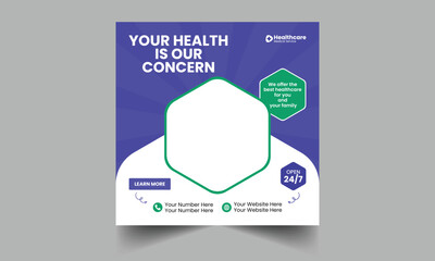 Medical Social Media Post Template