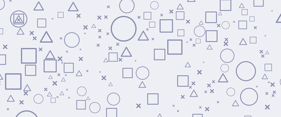 Seamless game line icons pattern, game controller button icons pattern, suitable for background, game theme background, game theme backdrop, game banner, game card design