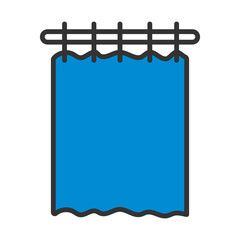 Bath Curtain Icon