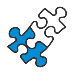 Obraz premium Icon Of Puzzle Decision