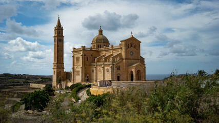 Fototapeta na wymiar Ta' Pinu Sanctuary, Gozo