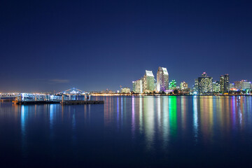 Fototapeta premium San Diego downtown city skyline