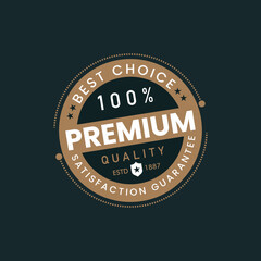 Premium quality vintage retro badge logo design - hipster logo
