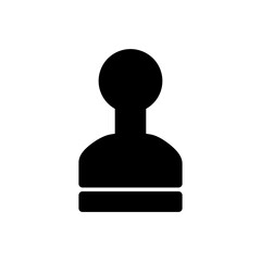 stamp icon vector illustration logo template for many purpose. Isolated on white background.
