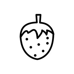 strawberry icon vector illustration logo template for many purpose. Isolated on white background.