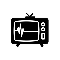 television icon vector illustration.