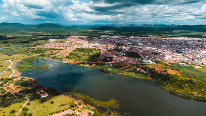 Sertão Caatinga Serra Talhada Pernambuco Triunfo Pernambucano Paisagem Cidade Igreja Lampião Natureza Construção Xaxado Forró PE Brazil Viagem Drone