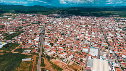 Sertão Caatinga Serra Talhada Pernambuco Triunfo Pernambucano Paisagem Cidade Igreja Lampião Natureza Construção Xaxado Forró PE Brazil Viagem Drone