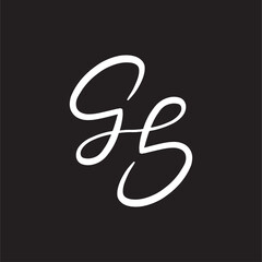 GHB Letter feminime logo vector image