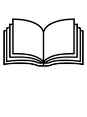 Roman offenes Buch Seiten 