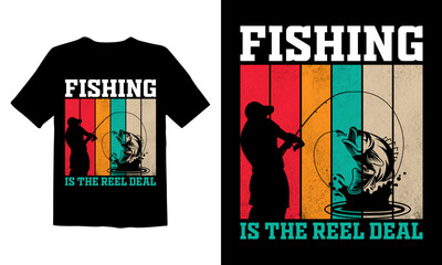 Obraz premium Fishing-Is-The-Reel-Deal
