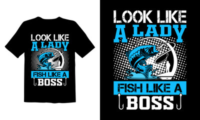 Fototapeta premium Look-Like-A-Lady-Fish-Like-A-Boss