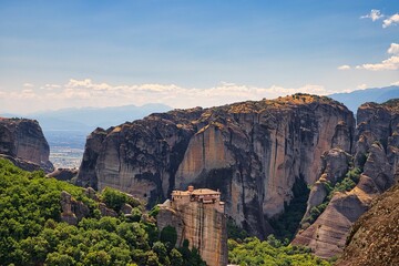 Kloster in den Bergen, Meteora Griechenland