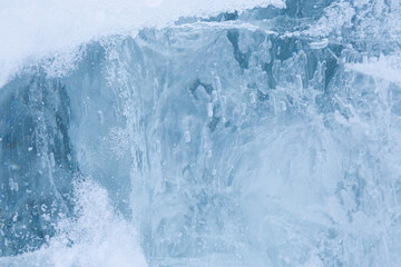 blue ice texture background