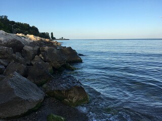 Nice summer view from Varna in Bulgaria 