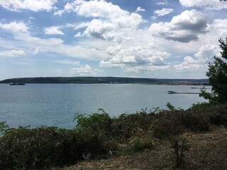 Nice summer view from Varna in Bulgaria 