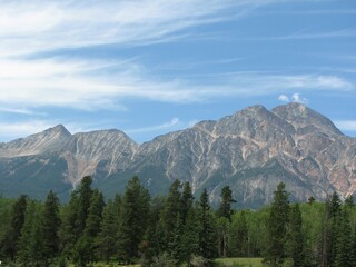 Craggy mountain peaks