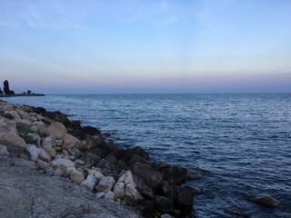 Nice summer view from Varna in Bulgaria 