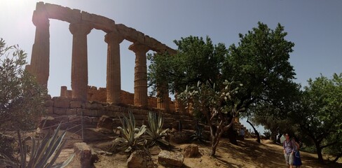 Agrigente, Sicile, Italie, temple, Palais, les temps anciens