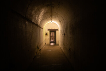bunker light in the dark