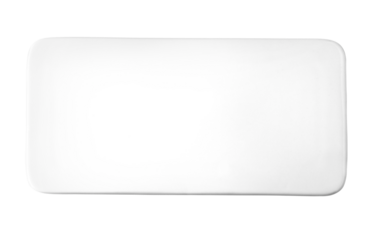 white plate isolated