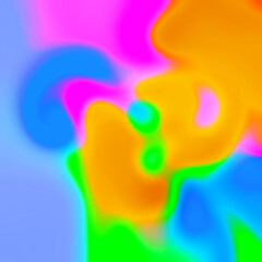 abstract illustration of color screensaver for desktop