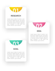 Vertical infographic design with icons and 3 options or steps. Thin line. Infographics business concept. Can be used for info graphics, flow charts, presentations, mobile web sites, printed materials.