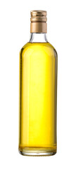 Olive oil bottle  isolated on transparent background