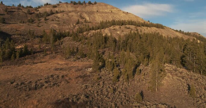 Aerial of the greater Yellowstone area at sunset