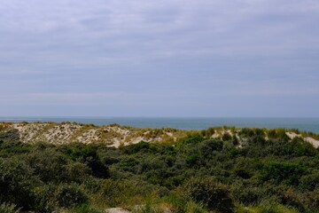 Blick auf die Dünen auf die Nordsee	