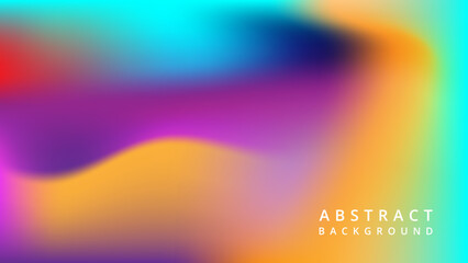 Abstract Wave Background Template Design In Vivid Color