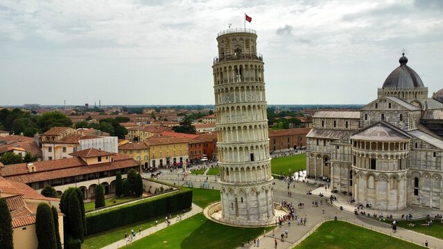 Drone photo tour de Pise Italie europe