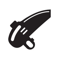 Car cleaning vacuum cleaner icon | Black Vector illustration |